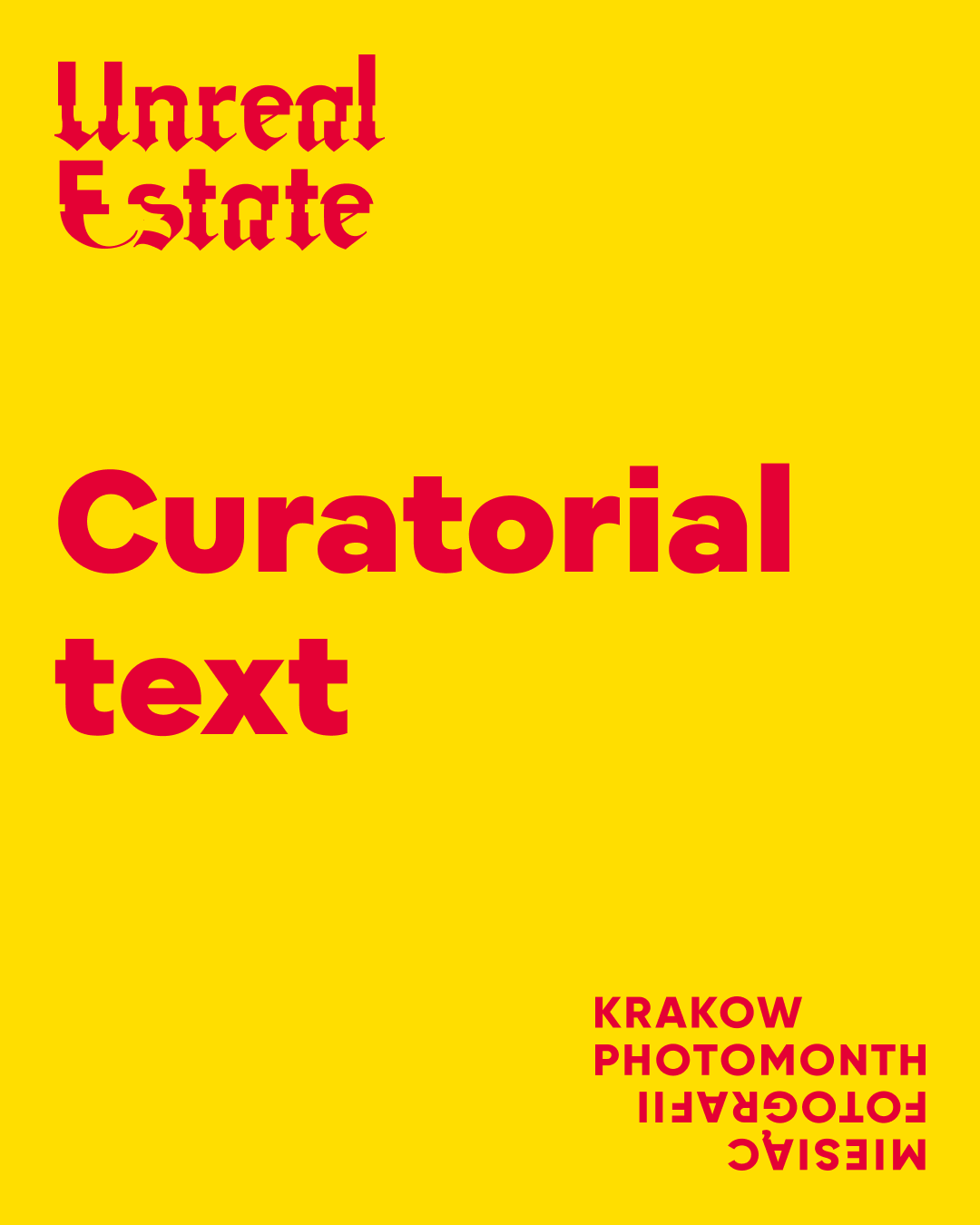 curatorial text